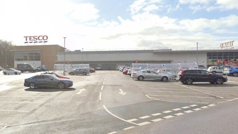 Tesco car park off Featherstall Road North in Oldham. Image courtesy of Google Maps Tesco car park off Featherstall Road North in Oldham. Image courtesy of Google Maps