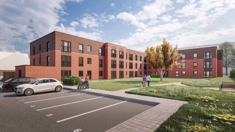 The proposed retirement living complex in Failsworth The proposed retirement living complex in Failsworth