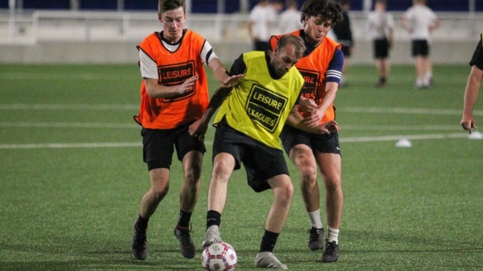 Around 300 local footballers are already playing in the league at Oasis Academy