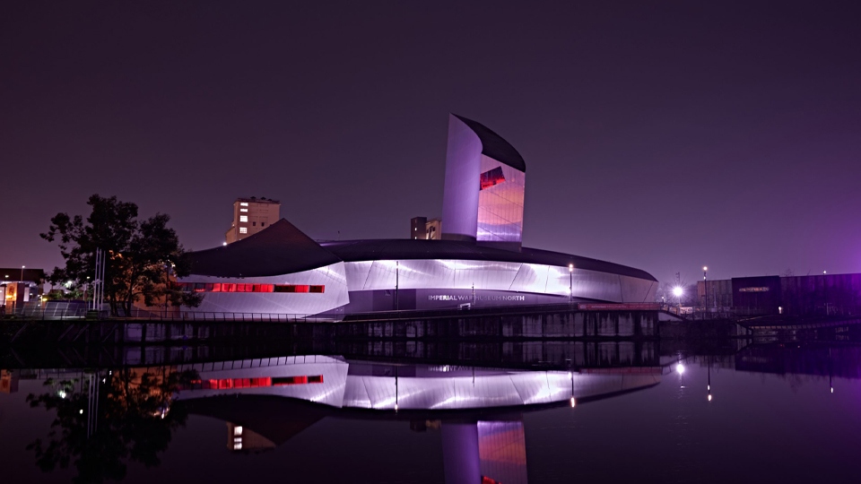 The Imperial War Museum North will be taking part in 'Light The Darkness' on Friday [pic: Emma Phillipson]