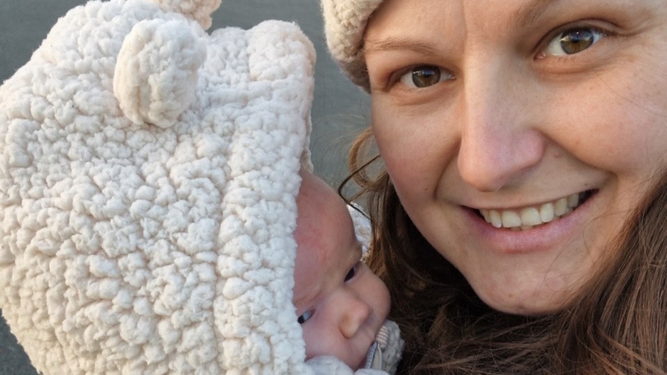 HARMONIE participant Emma Barnfield with her daughter Harriet HARMONIE participant Emma Barnfield with her daughter Harriet
