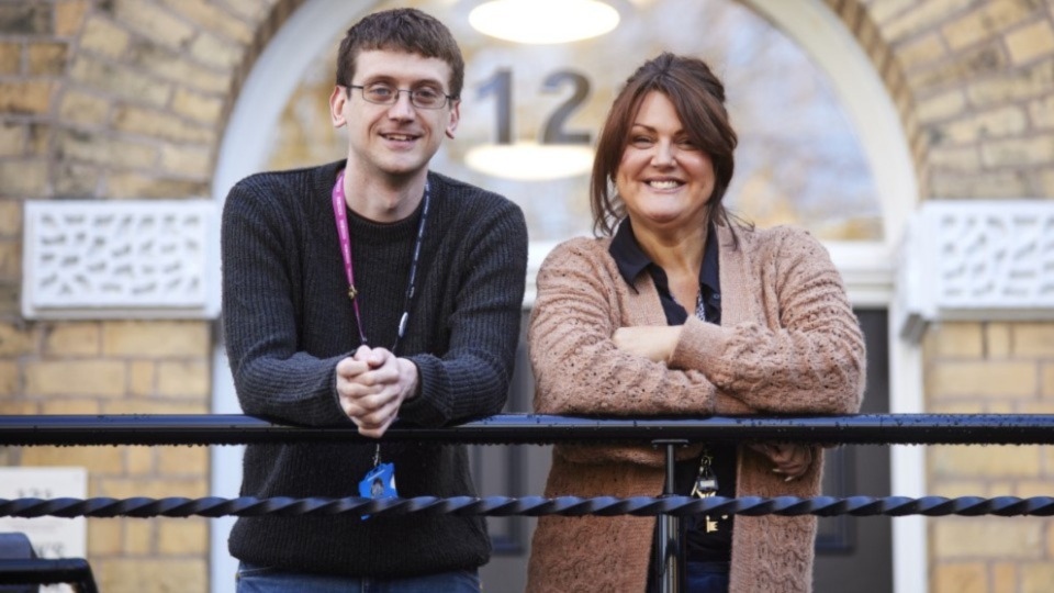 Joe Burns and Cheryl Ratcliffe at Jack's House in Manchester