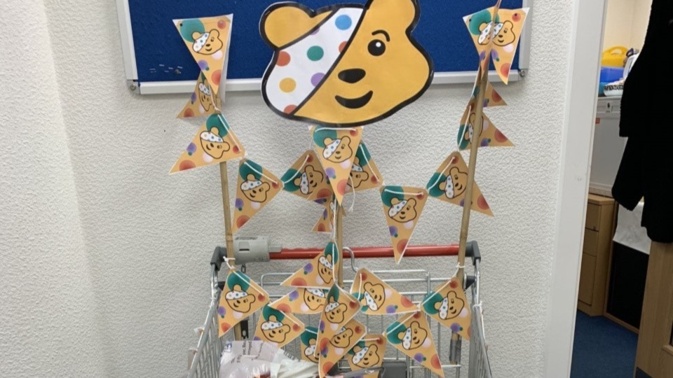 Hathershaw College pupils raised £423.56 for BBC Children in Need