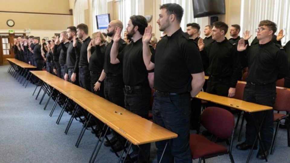 The attestation ceremony is an important moment for all police officers as they embark on a career in policing The attestation ceremony is an important moment for all police officers as they embark on a career in policing