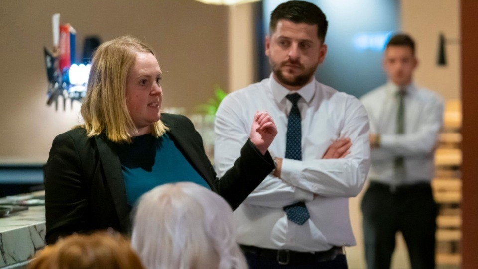 Councillor Amanda Chadderton, Leader of Oldham Council, opened the floor to businesses so they could ask any questions they had