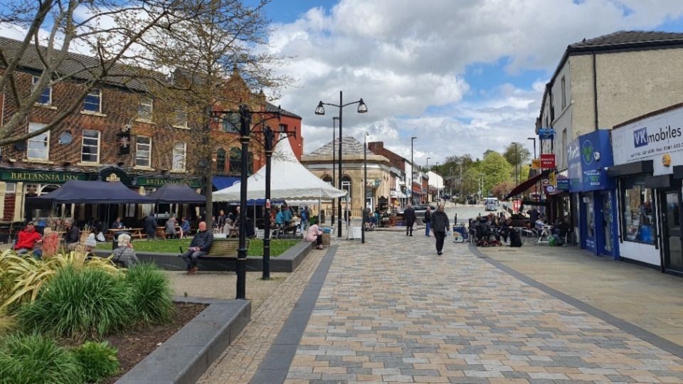 Middleton town centre as it is today Middleton town centre as it is today