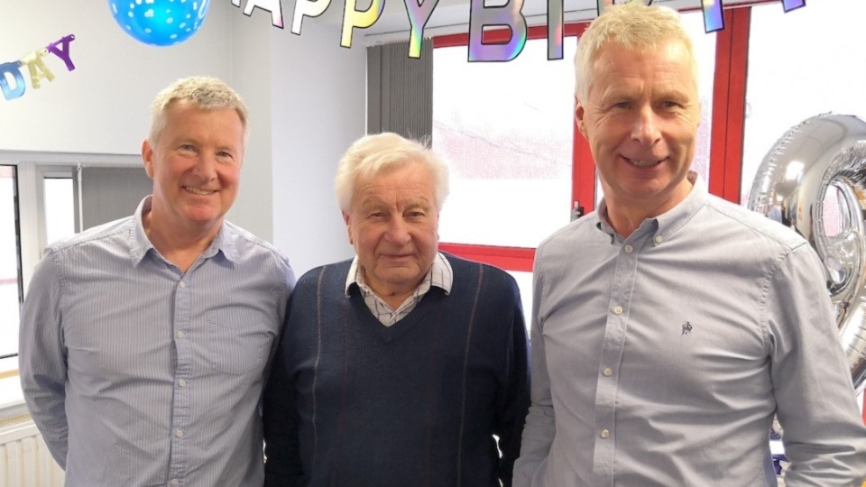 HPP’s ‘founding father’ Malcom Hill flanked by sons Martin, left, and Stephen