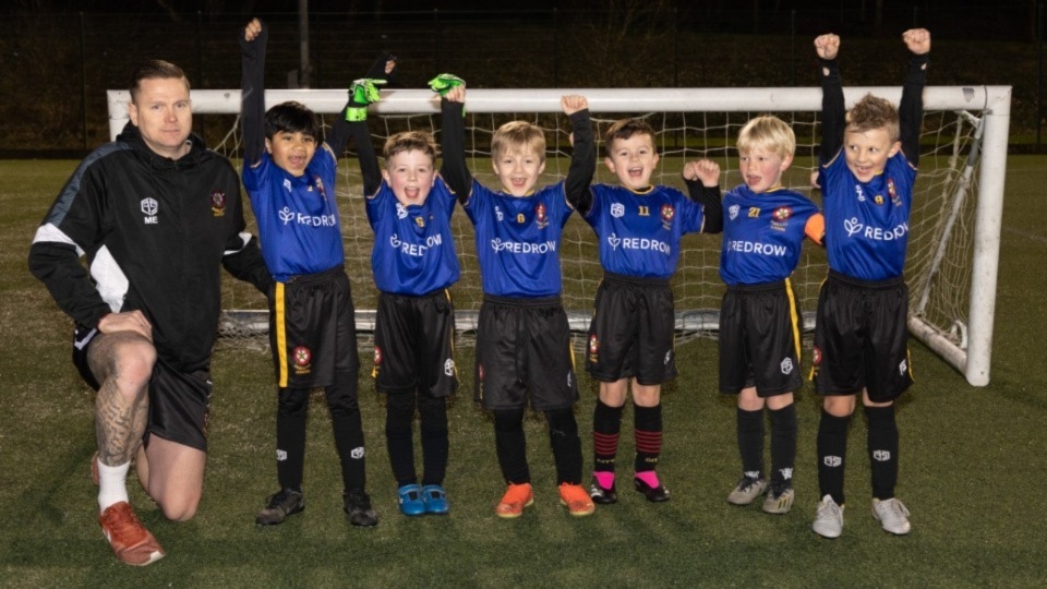 Diggle JFC under 6s in their new kit