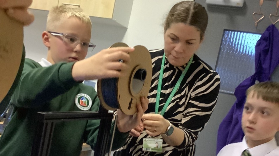 The 3D printing afterschool club at St Joseph And St Bede R.C. Primary School