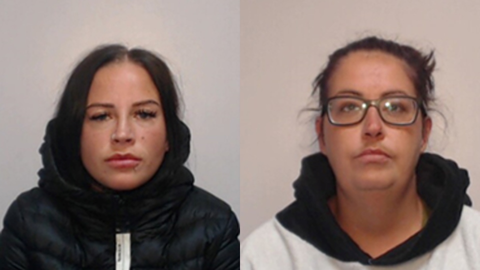 Jaymie Dawson (L) and Michelle Richardson were among six people jailed this week Jaymie Dawson (L) and Michelle Richardson were among six people jailed this week