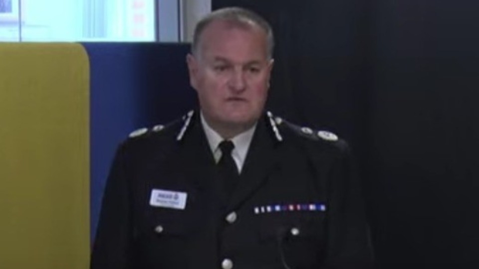 Greater Manchester Police Chief Constable Stephen Watson Greater Manchester Police Chief Constable Stephen Watson