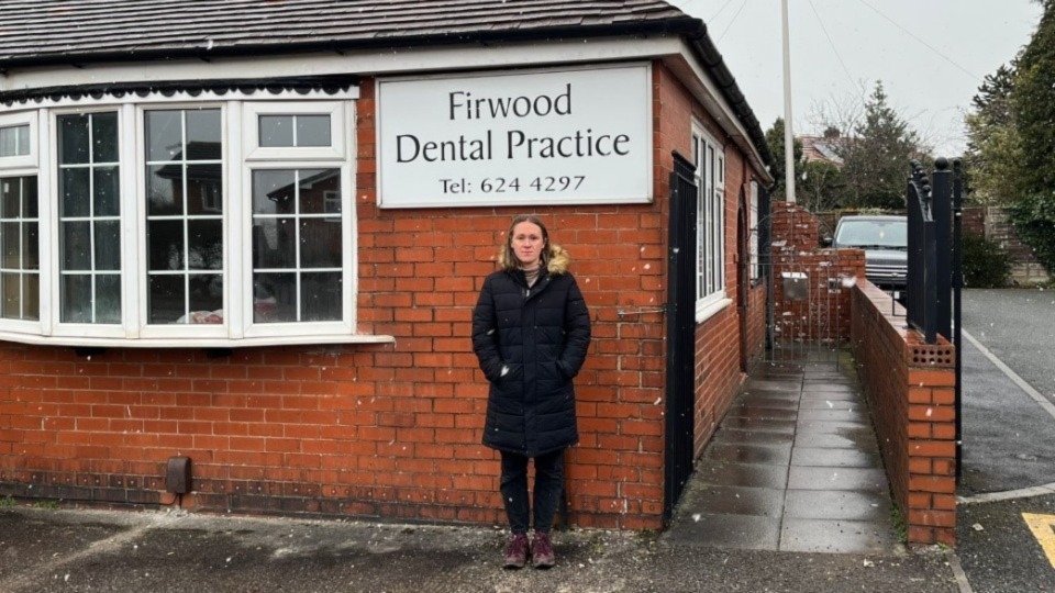 Owner Dr Natalie Milner pictured outside the Firwood Dental Practice Owner Dr Natalie Milner pictured outside the Firwood Dental Practice