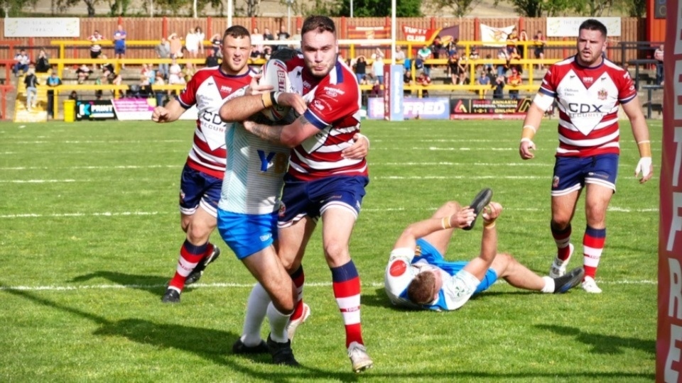 Tommy Brierley played for over an hour on the wing for the Huddersfield Giants Reserves side that defeated Newcastle Thunder 32-18 Tommy Brierley played for over an hour on the wing for the Huddersfield Giants Reserves side that defeated Newcastle Thunder 32-18