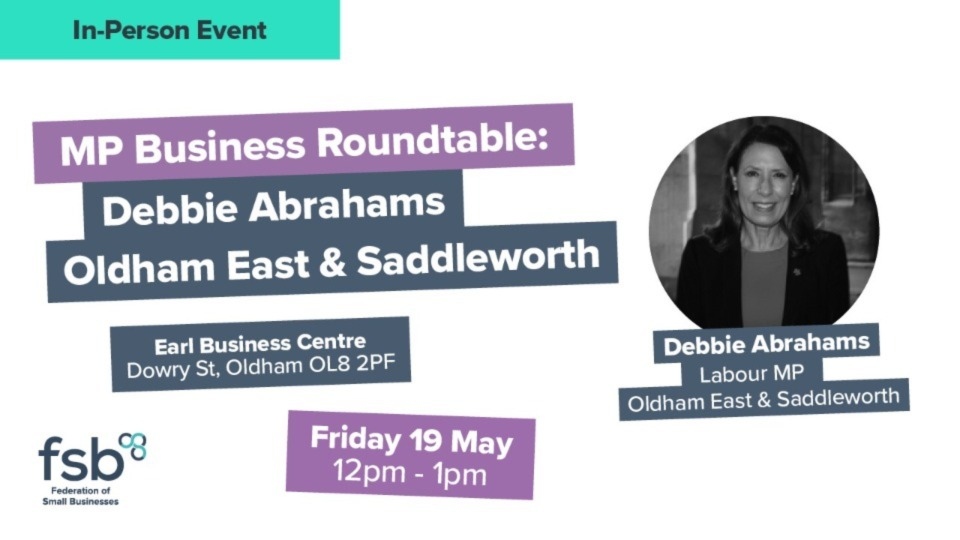 The FS event takes place at the E3 – Earl Business Centre on Dowry Street in Oldham