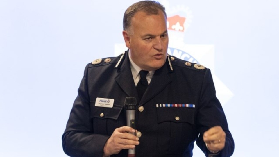 Greater Manchester Police Chief Constable Stephen Watson Greater Manchester Police Chief Constable Stephen Watson