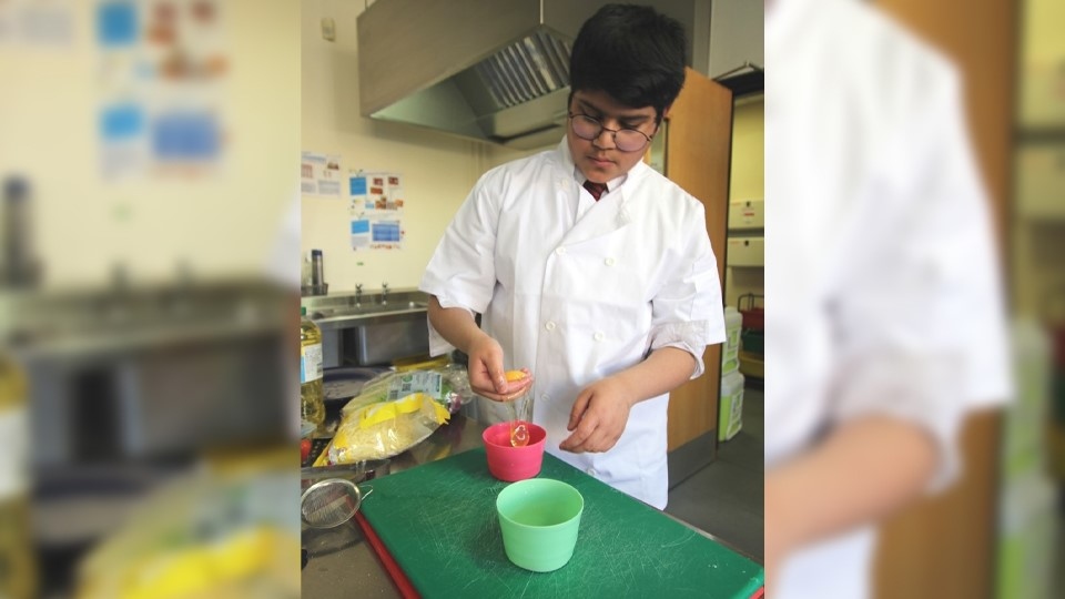 Talented young chef Adi Yusuf