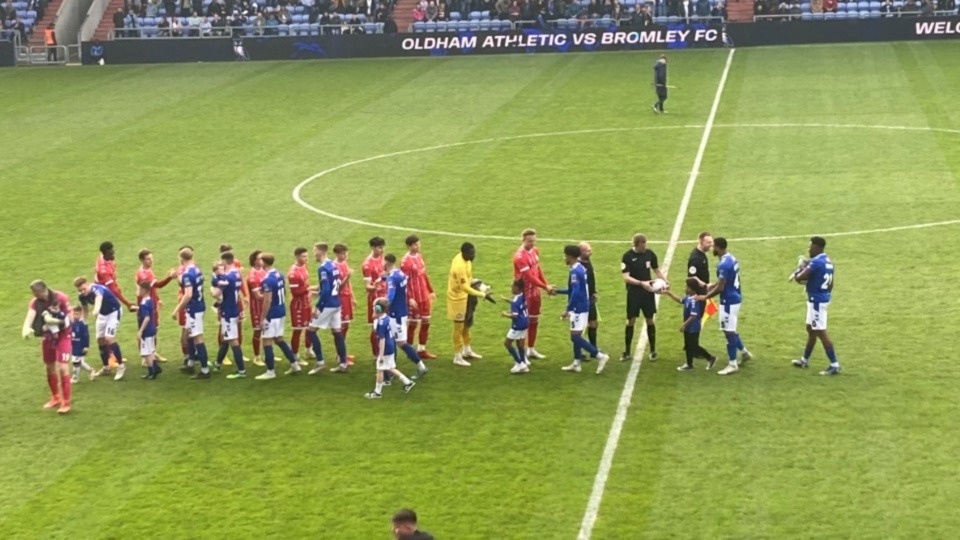 Latics were pegged back by Bromley late on