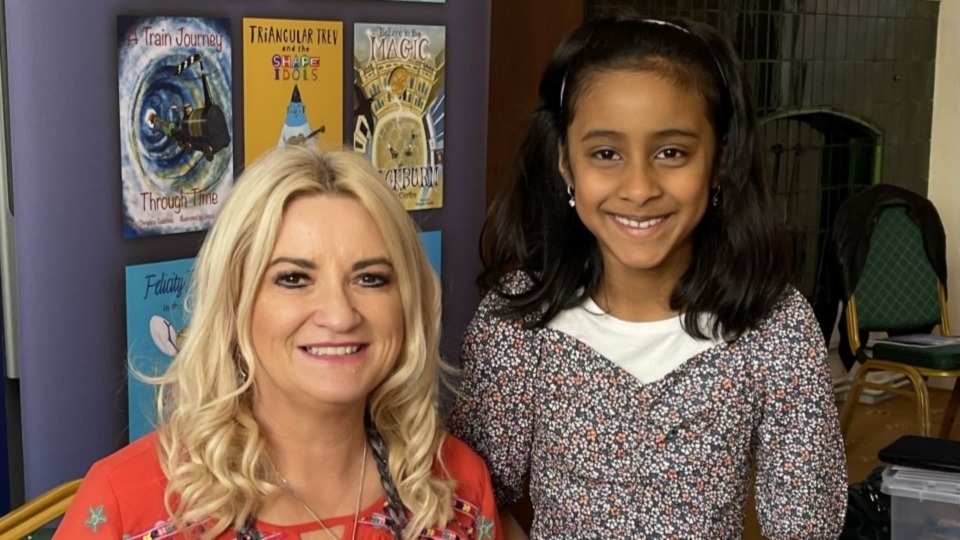 Coronation Champion and award-winning author Christina Gabbitas is pictured (left) Coronation Champion and award-winning author Christina Gabbitas is pictured (left)