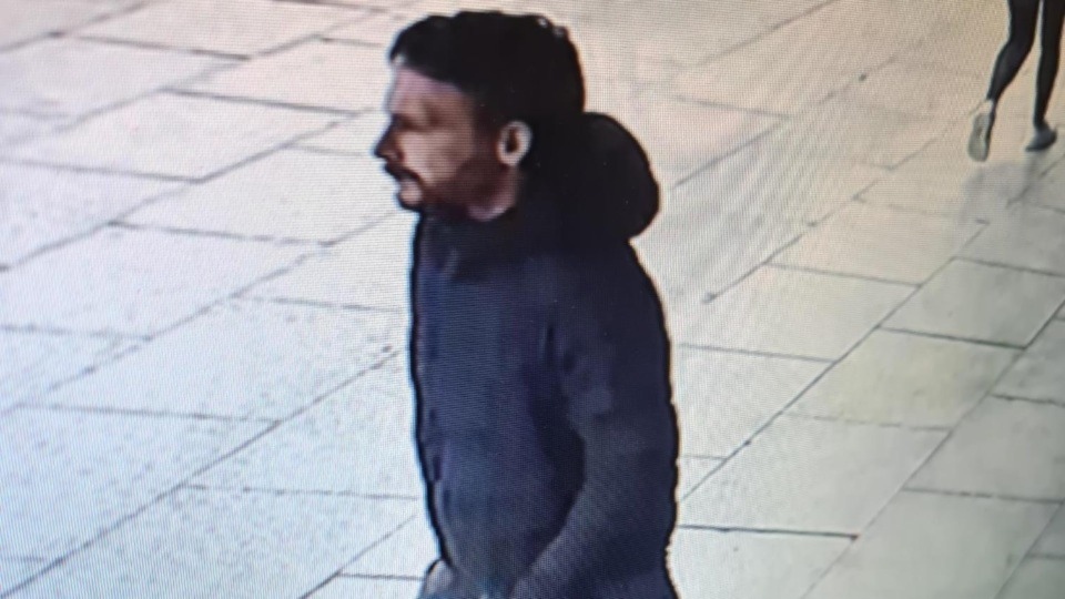 British Transport Police Officers are searching for this man