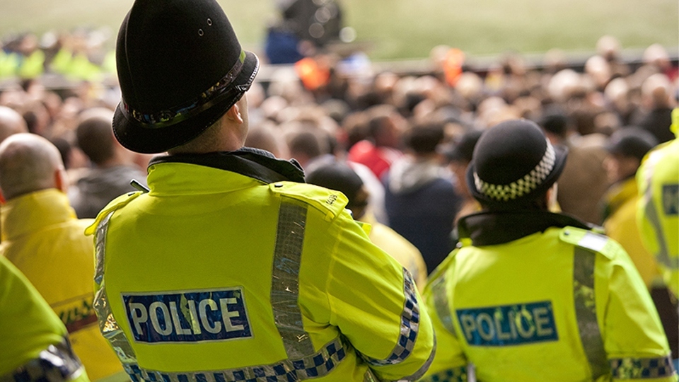 If you witness anti-social behaviour at a football match you can report it by speaking to stewards, as well as police officers present If you witness anti-social behaviour at a football match you can report it by speaking to stewards, as well as police officers present