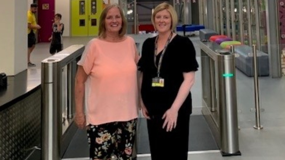 Councillor Christine Adams is pictured with Mahdlo CEO Lucy Lees Councillor Christine Adams is pictured with Mahdlo CEO Lucy Lees