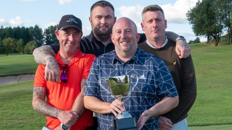 Darren Mayers and his 2022 Dr Kershaw’s Cup-winning team are pictured Darren Mayers and his 2022 Dr Kershaw’s Cup-winning team are pictured