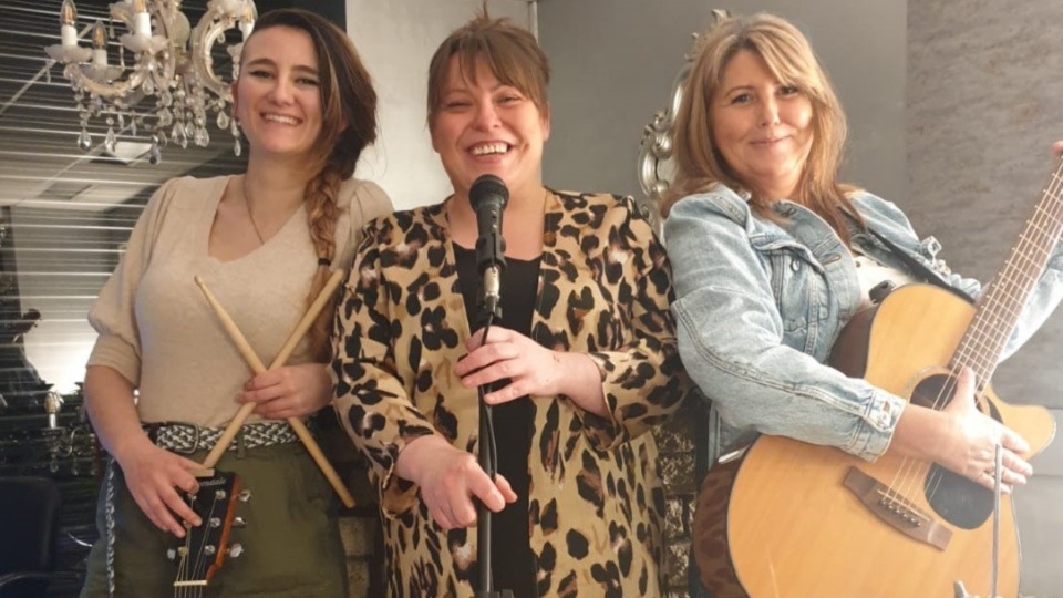 Event co-organiser and cancer patient Julie Flanagan will be opening the show together with her 'Three Little Birds' band members Abigail Hoy and Jade Barker