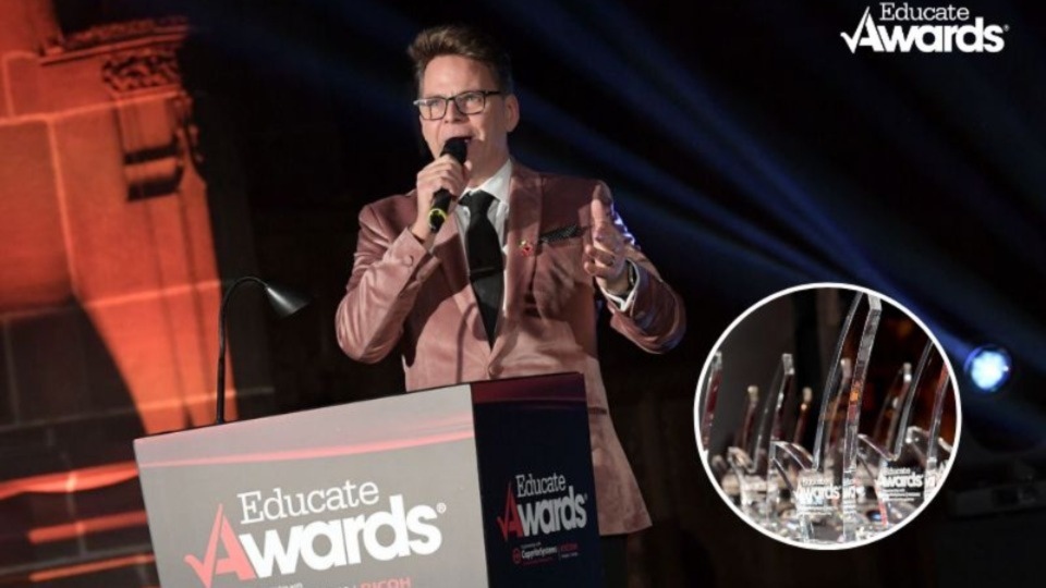 Simon ‘Rossie’ Ross will return as host of the Educate Awards presentation evening this year Simon ‘Rossie’ Ross will return as host of the Educate Awards presentation evening this year