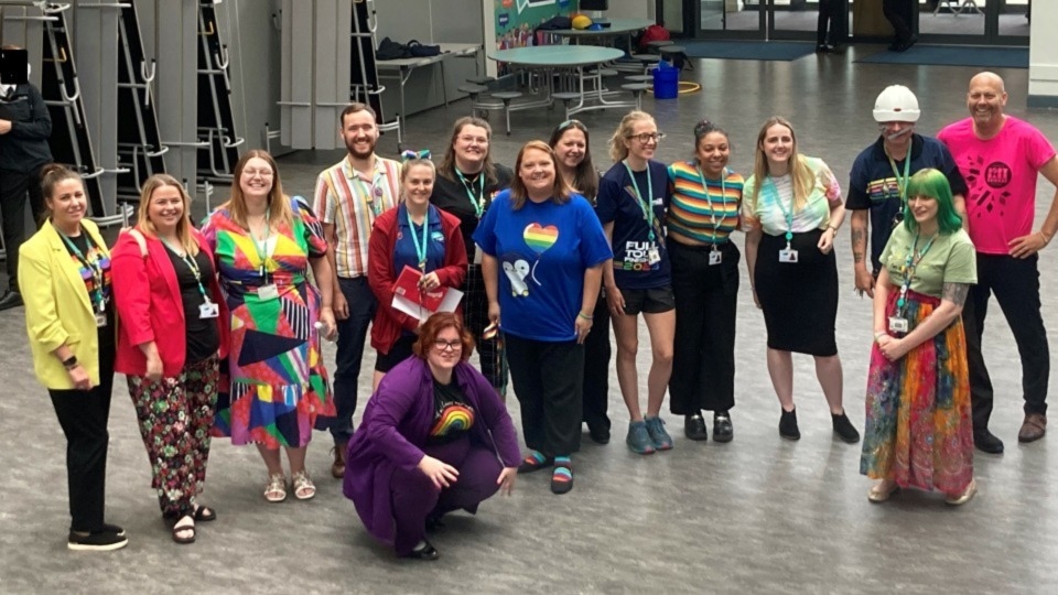 Oasis Academy Oldham staff marked the final few days of Pride month