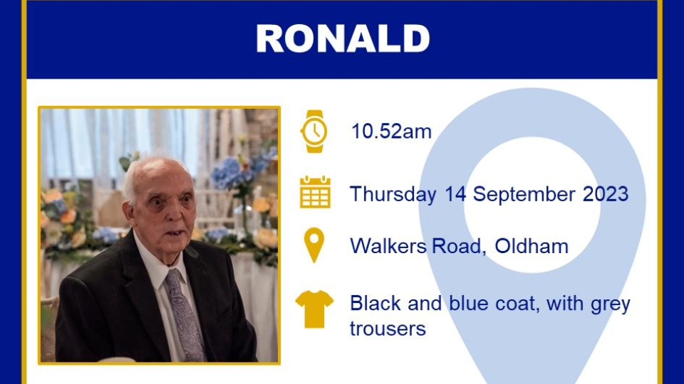 Have you seen missing Ronald? Have you seen missing Ronald?