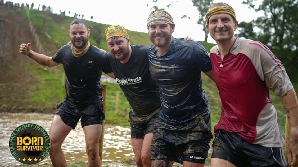 Born Survivors: pictured (left to right) are: Matt Wilson, Dom Abraham, Louis Green and Dan Mounsey Born Survivors: pictured (left to right) are: Matt Wilson, Dom Abraham, Louis Green and Dan Mounsey