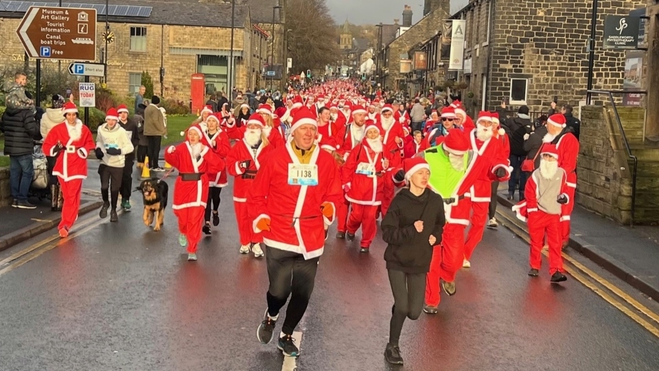 A scene from the 2022 Santa Dash. Image courtesy of Charles Brierley A scene from the 2022 Santa Dash. Image courtesy of Charles Brierley