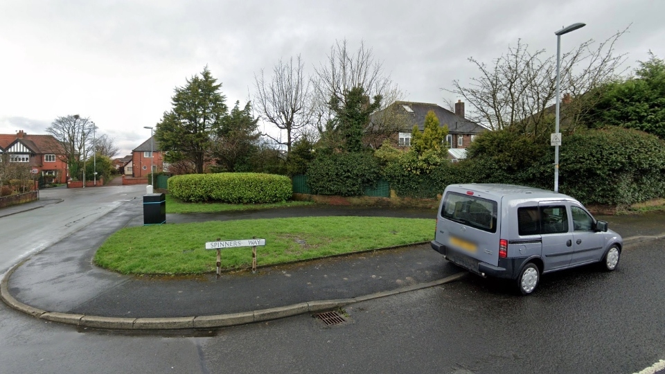 The corner of Spinners Way in Oldham, one of the locations for the poles. Image courtesy of Google Maps