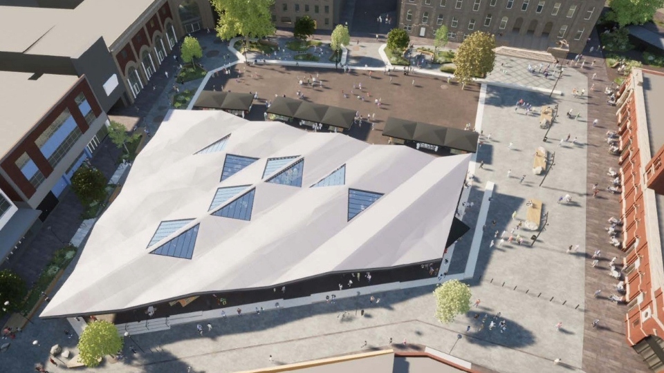 One of the Ashton Market Square planning application images. Courtesy of Tameside council One of the Ashton Market Square planning application images. Courtesy of Tameside council