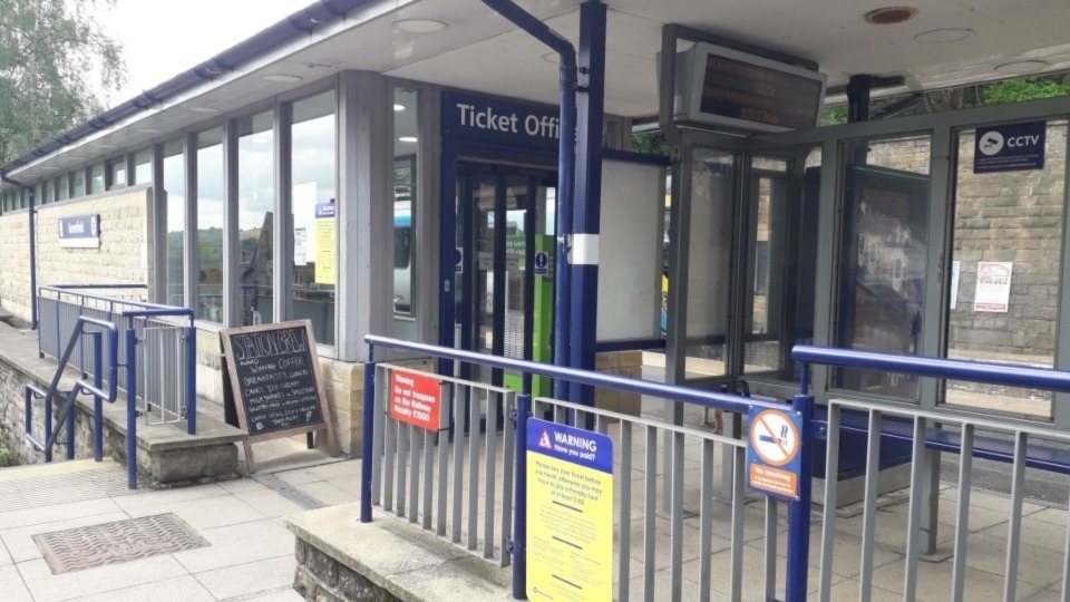 Greenfield train station and ticket office Greenfield train station and ticket office