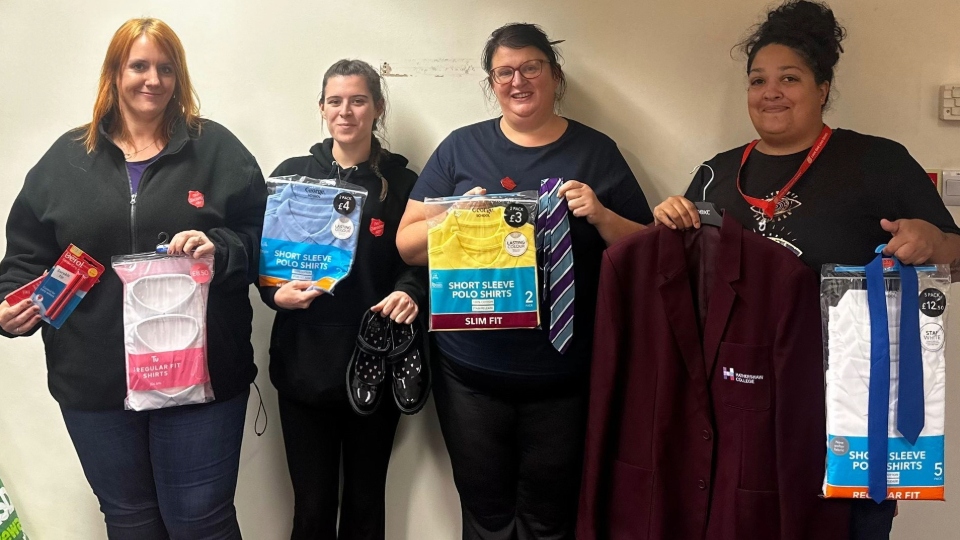 The Salvation Army's Uniform Hub in Oldham is to continue throughout the year due to demand The Salvation Army's Uniform Hub in Oldham is to continue throughout the year due to demand