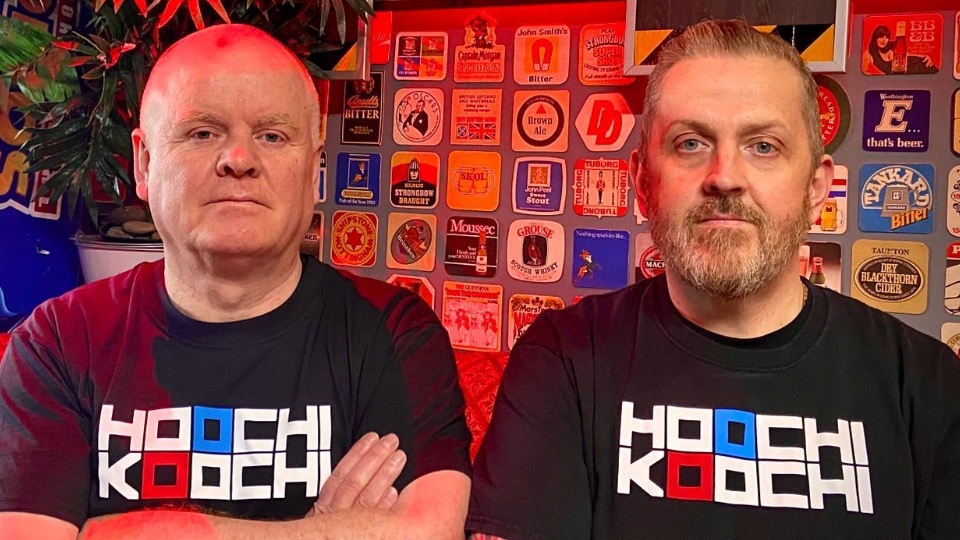 Owners of Hoochi Koochi in Rochdale, John McFarland (left) and Jon Riley inside their bar. Image courtesy of Hoochi Koochi