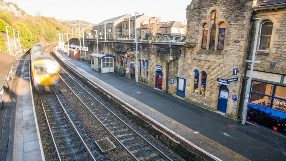 Mossley rail station