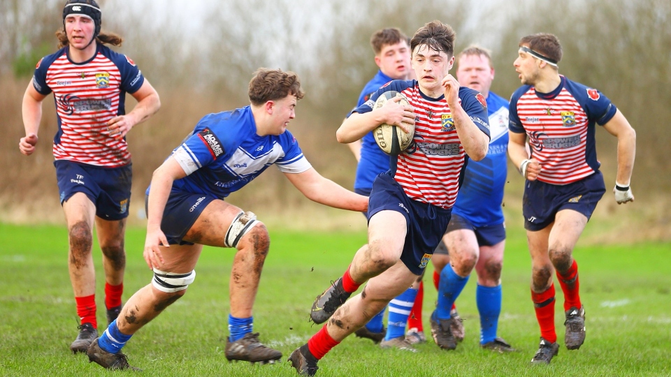 Oldham youngster Sean Carter in full flight