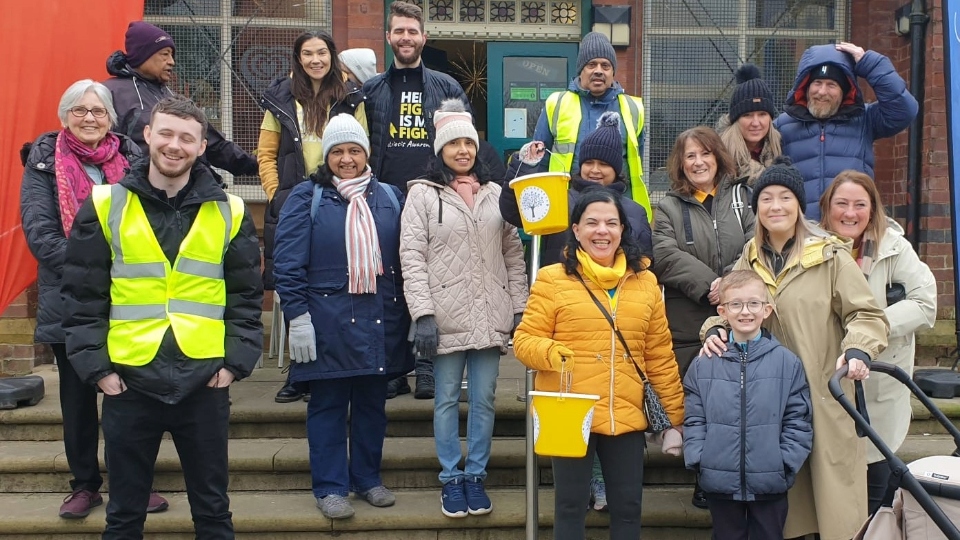The walk around Queens Park in nearby Heywood was held as part of Endometriosis Awareness Month