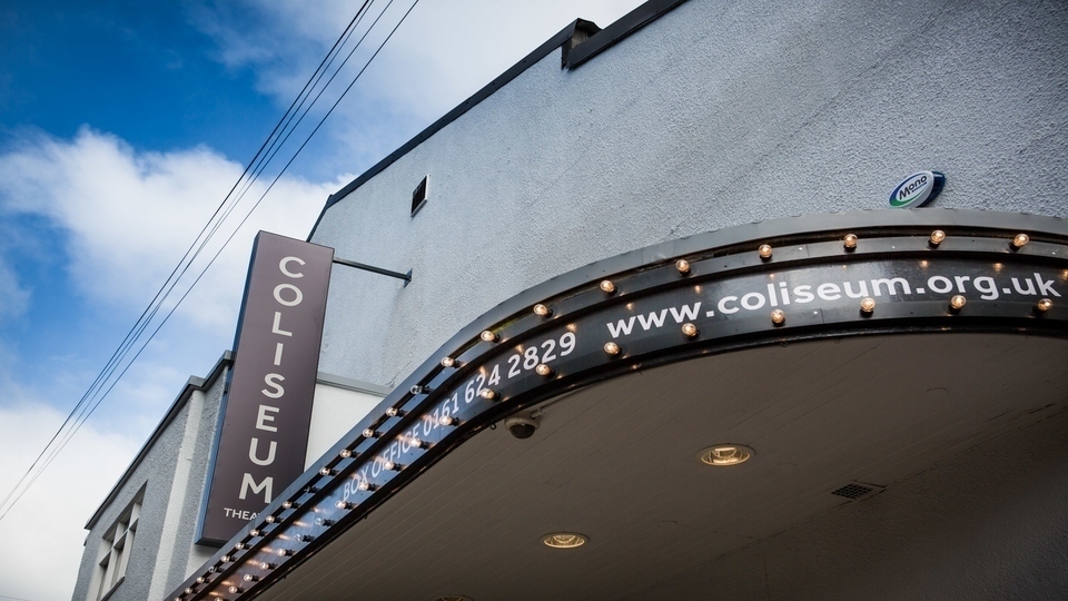 The iconic former Oldham Coliseum Theatre building on Fairbottom Street in the town centre