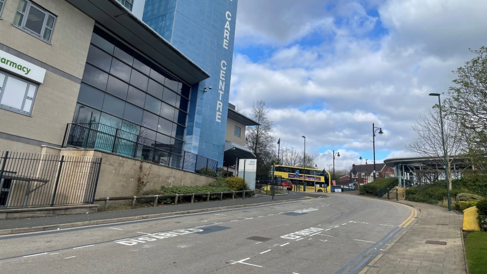 The council has relocated the disabled bays to outside the ICC. Image courtesy of Oldham Council