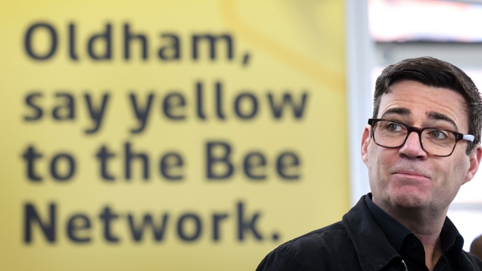 Greater Manchester Mayor Andy Burnham Greater Manchester Mayor Andy Burnham