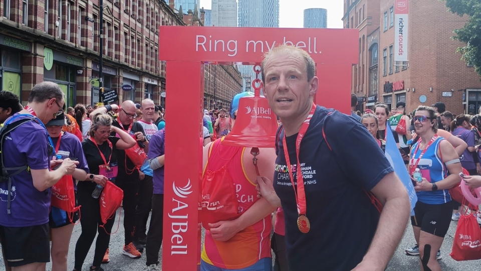 Neil Wilson pictured at the recent Greater Manchester 10k Neil Wilson pictured at the recent Greater Manchester 10k