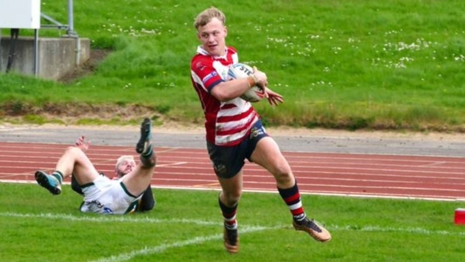 Cian Tyrer pictured in full flight. Image courtesy of ORLFC Cian Tyrer pictured in full flight. Image courtesy of ORLFC