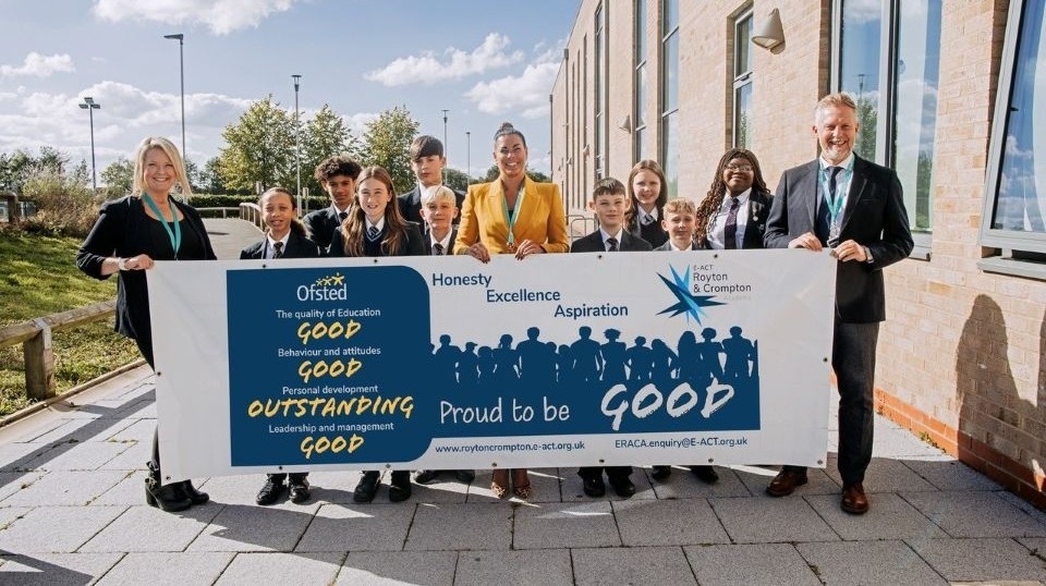 Ofsted assessed E-ACT Royton and Crompton in four areas: the quality of education, behaviour and attitudes, personal development, and leadership and management Ofsted assessed E-ACT Royton and Crompton in four areas: the quality of education, behaviour and attitudes, personal development, and leadership and management