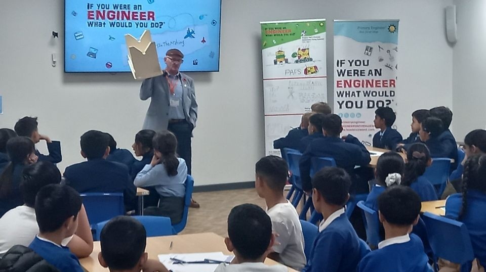Frank Rothwell is pictured engaging with pupils and celebrating their creativity and curiosity Frank Rothwell is pictured engaging with pupils and celebrating their creativity and curiosity