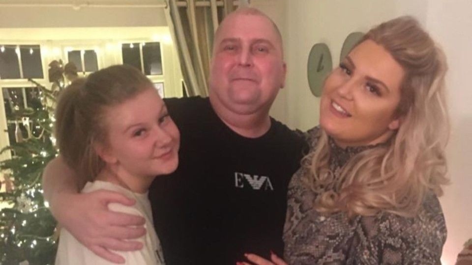 Happier times: Mark Tierney with his daughters, Lily and Carly Happier times: Mark Tierney with his daughters, Lily and Carly
