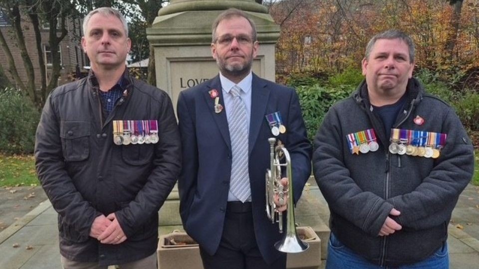 Pictured are (left to right) are: Matthew, Ian and Steven