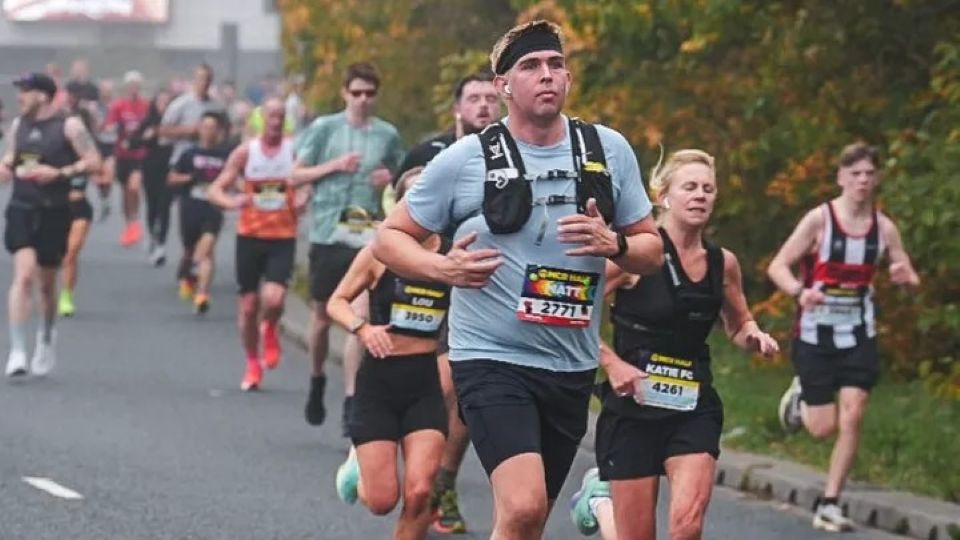 Matt in running action